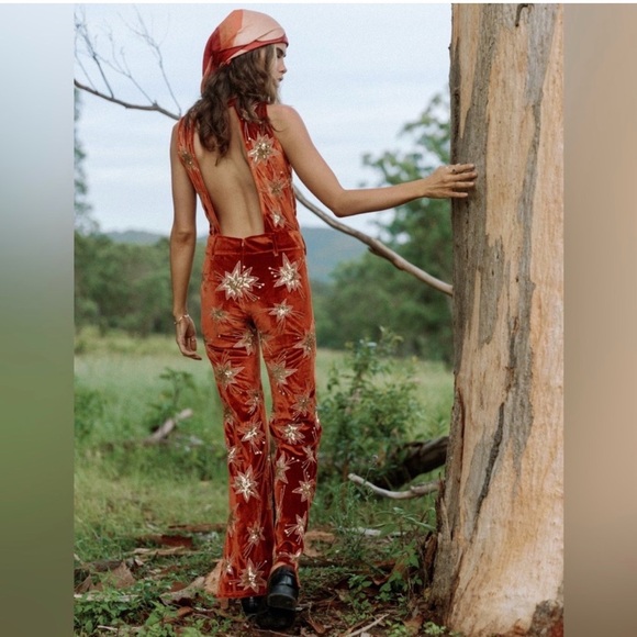 LENNI the label: CHROMATIC JUMPSUIT - RUST - Anthro - Picture 4 of 5